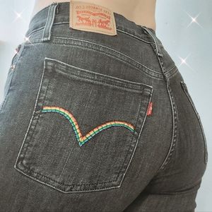 Hand embroidered Levi's
